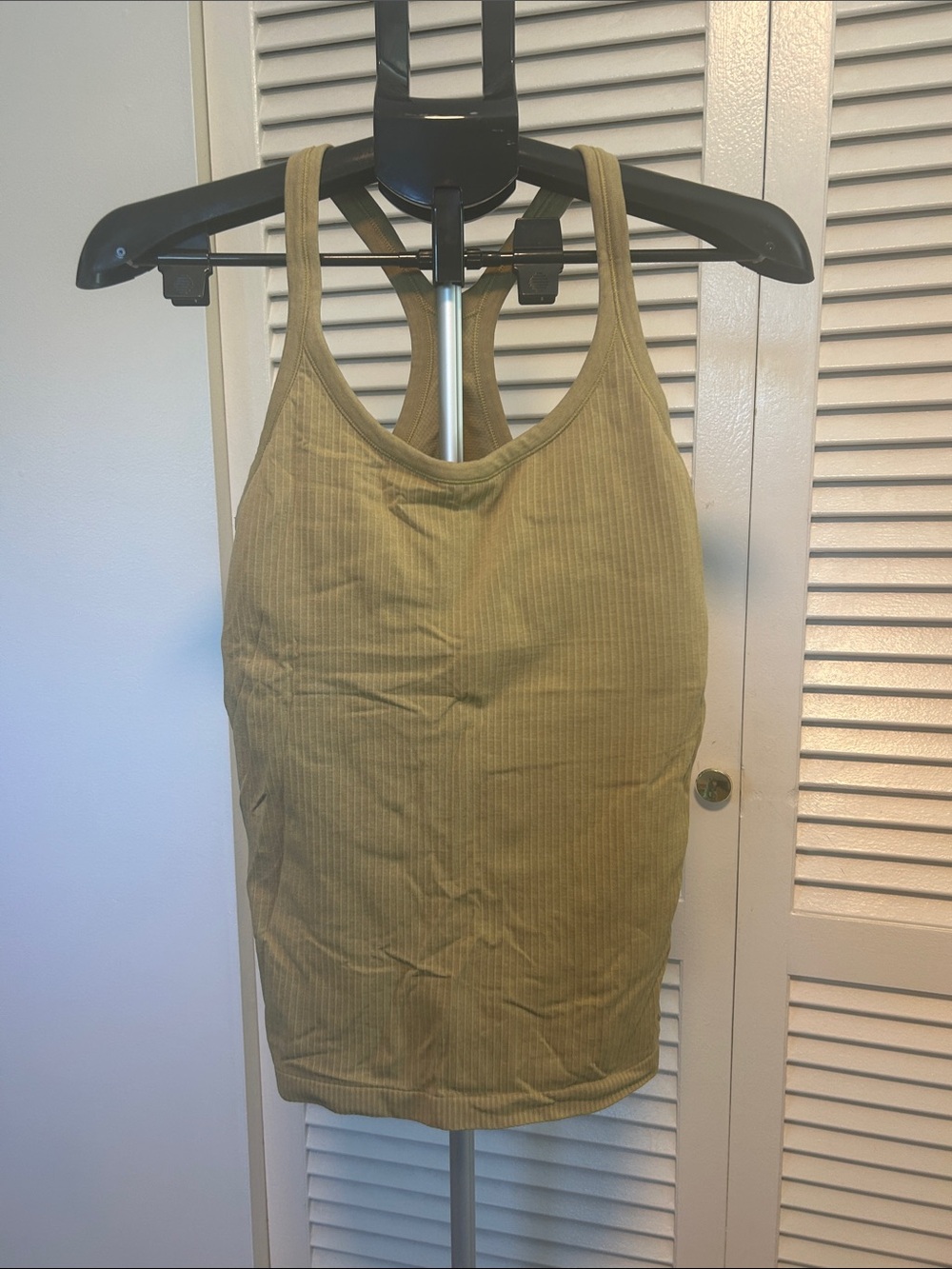 LULULEMON Ebb to Street Tank Top Bronze Green 10